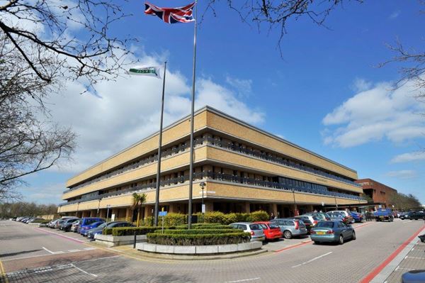 Milton Keynes Council automate issuing of completion notices, picture of their Civic Offices.